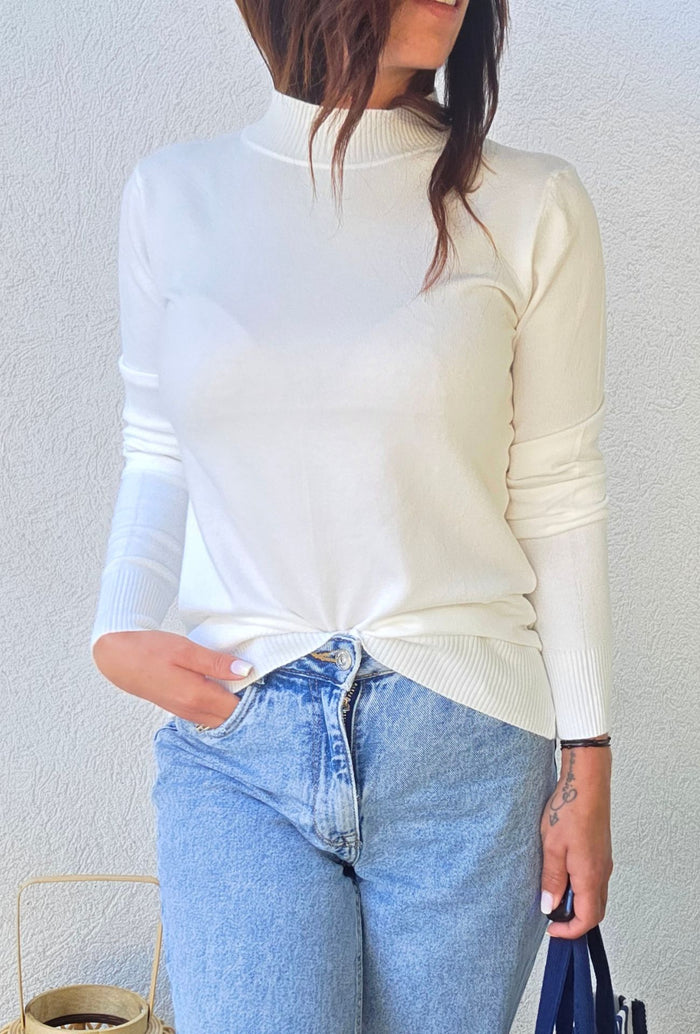 Pull ROMY - blanc