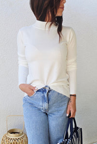 Pull ROMY - blanc