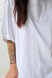 Tee shirt loose NINA blanc