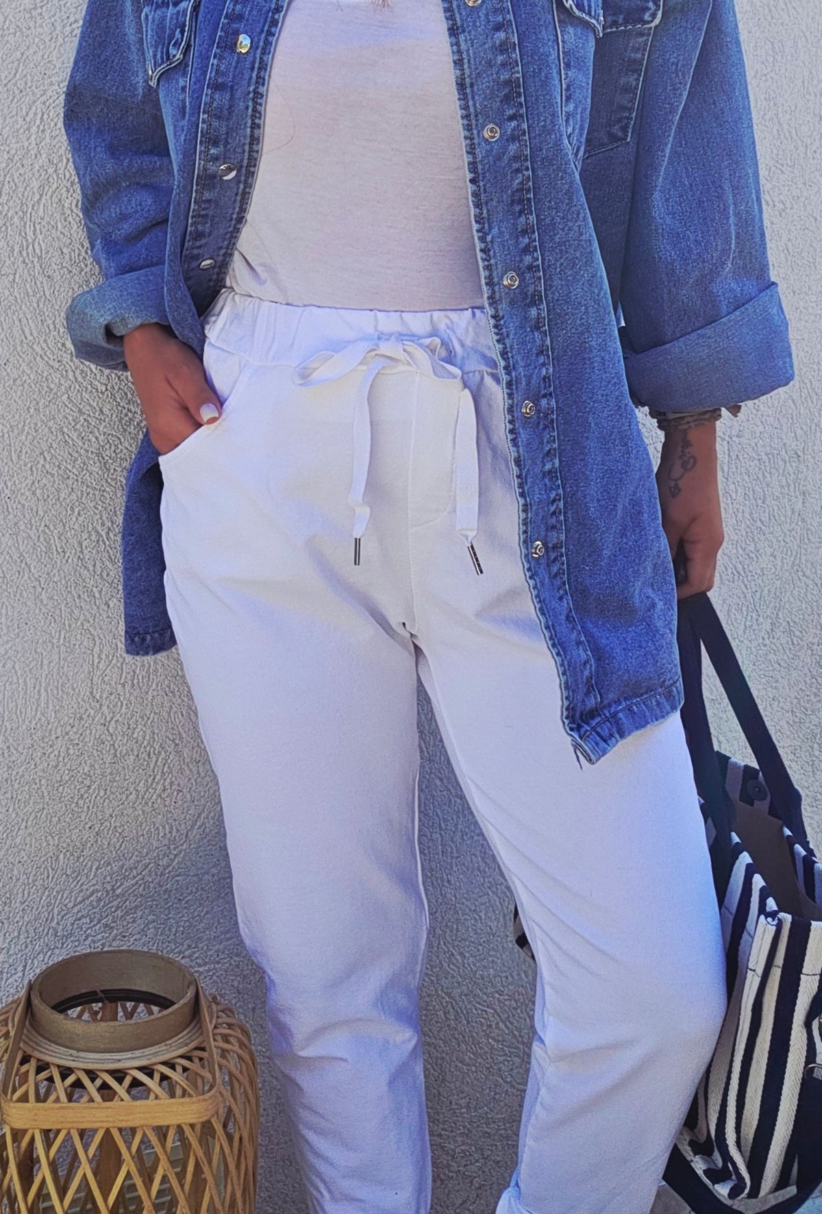Pantalon ADRIEN – Blanc