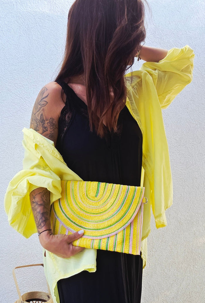 Chemise oversize NORA jaune