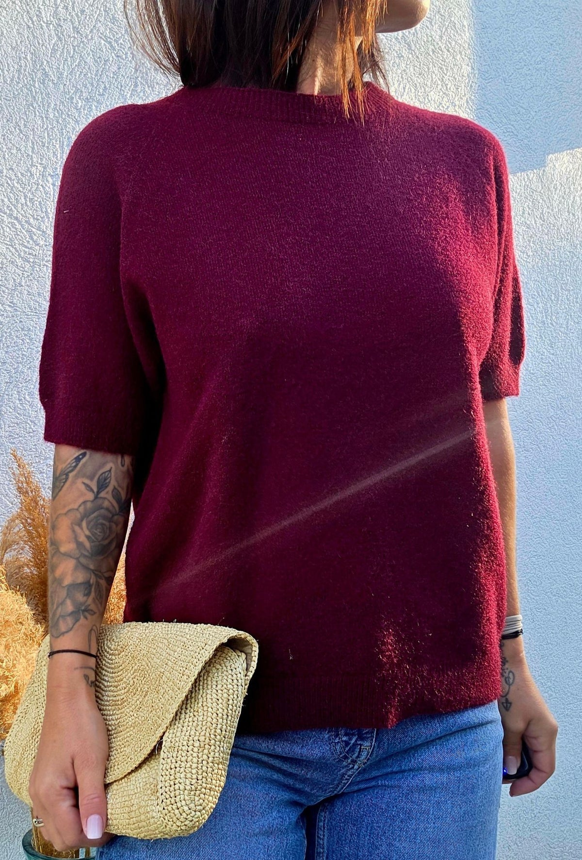 Pull FLORE bordeaux