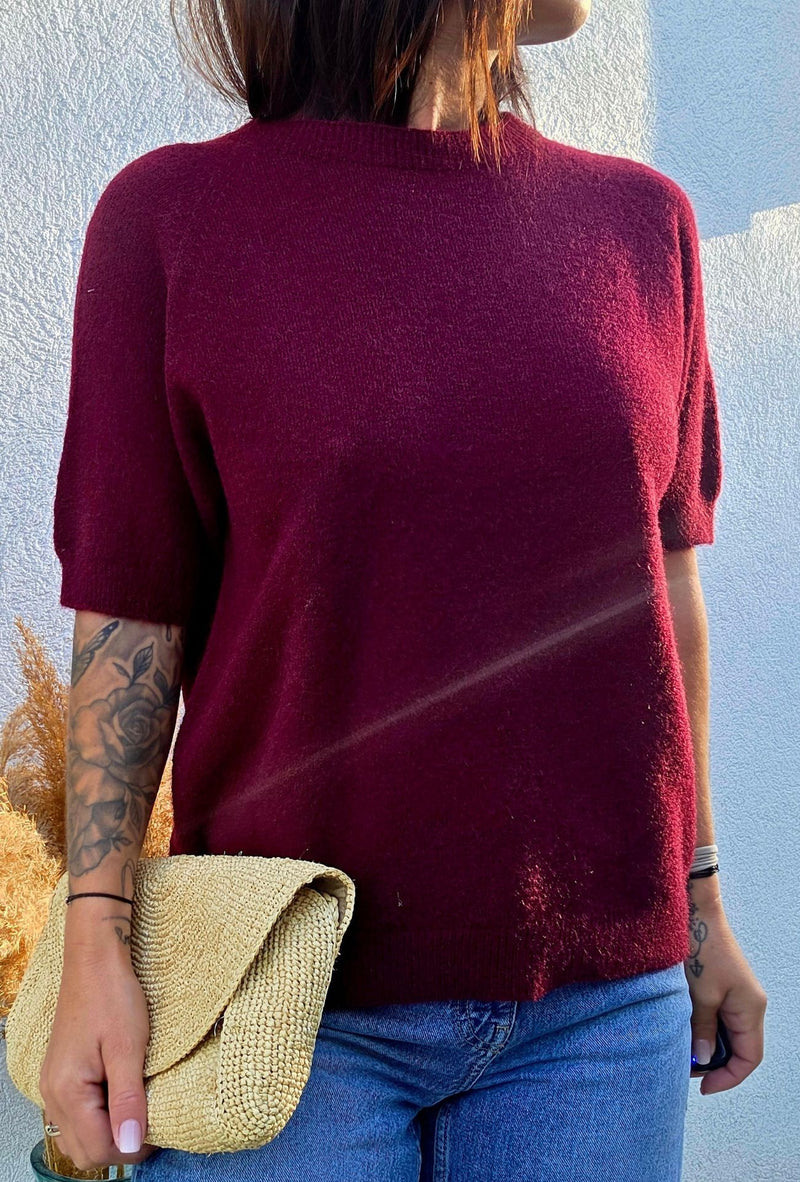 Pull FLORE bordeaux