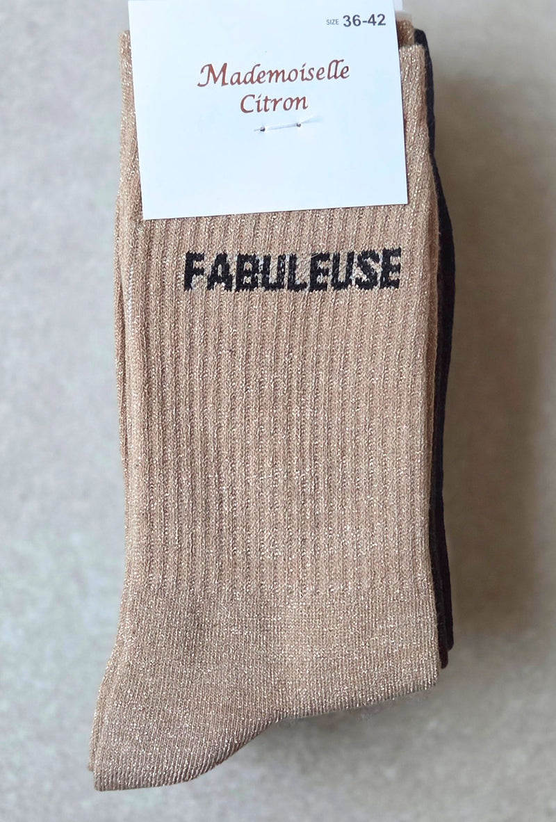 Chaussettes à paillettes FABULEUSE