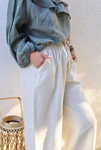 Pantalon fluide NOE sable