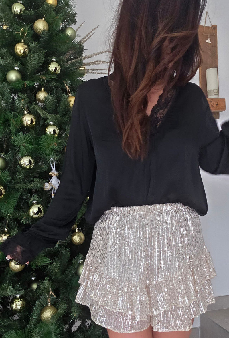 Jupe short sequins MARIA 