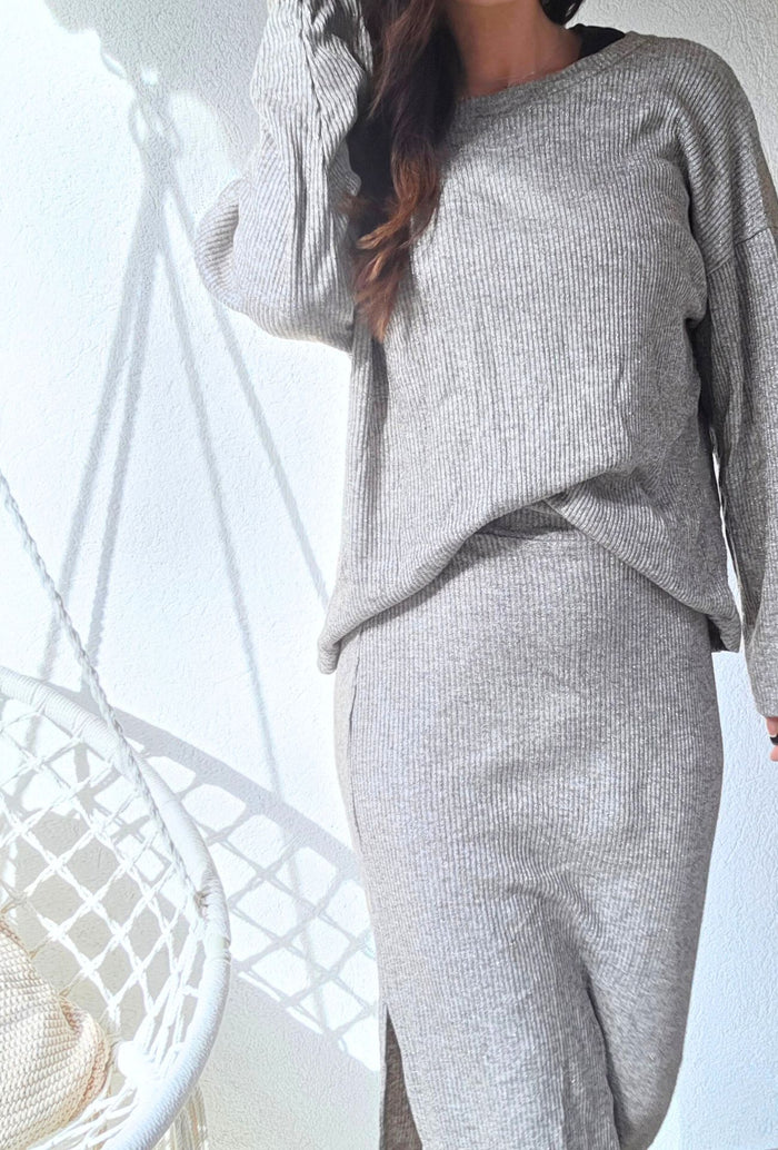 Ensemble KARINE taupe