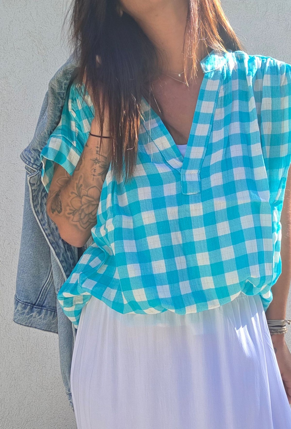 Chemise CARO bleu