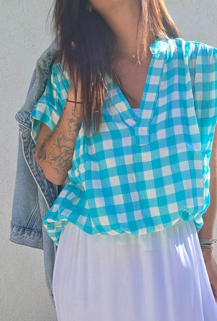 Chemise CARO bleu