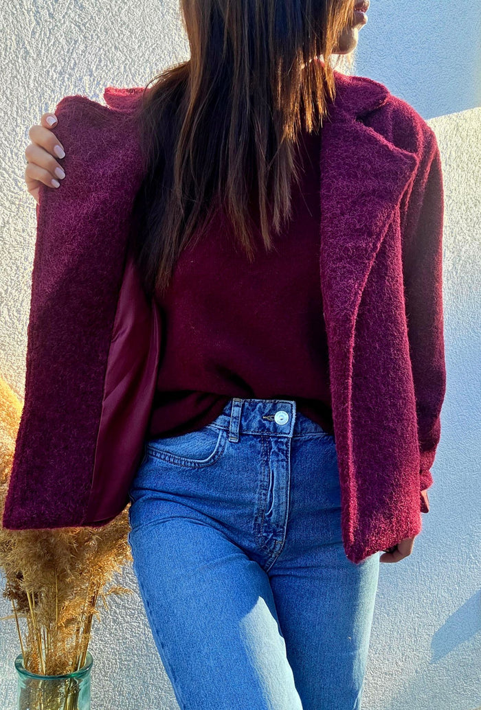 Veste PALOMA bordeaux