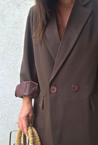Veste blazer LULU Marron