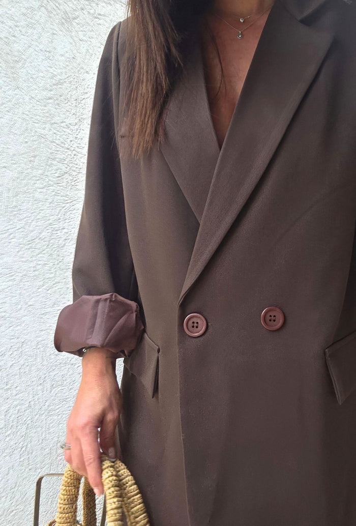 Veste blazer LULU Marron