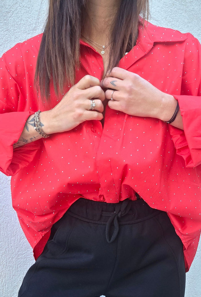 Chemise NINA rouge