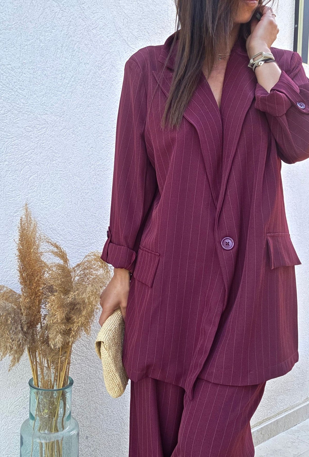 Ensemble BILLIE bordeaux