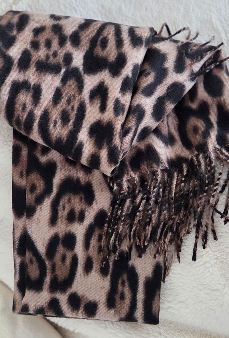 Écharpe VANÉ léopard