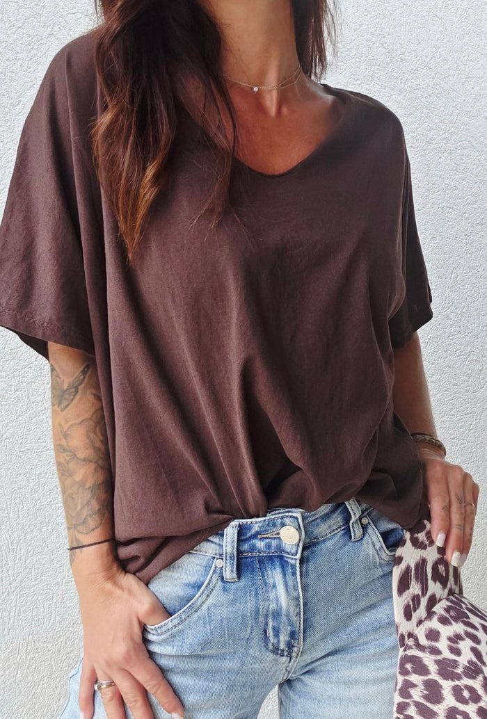 Tee-shirt INGRID - marron