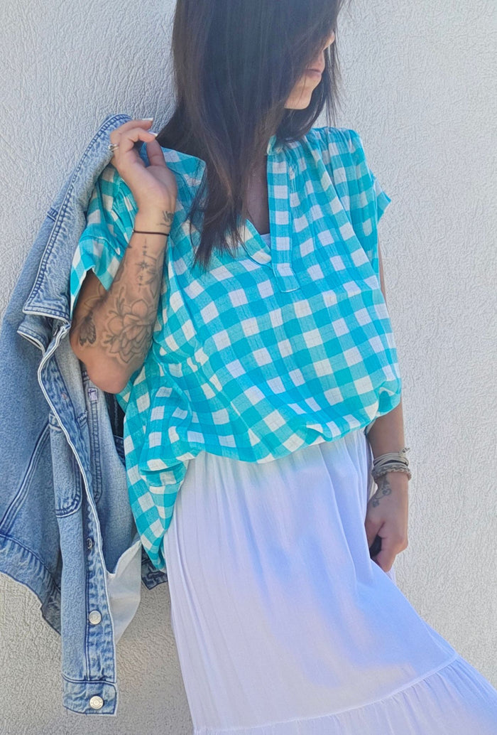 Chemise CARO bleu