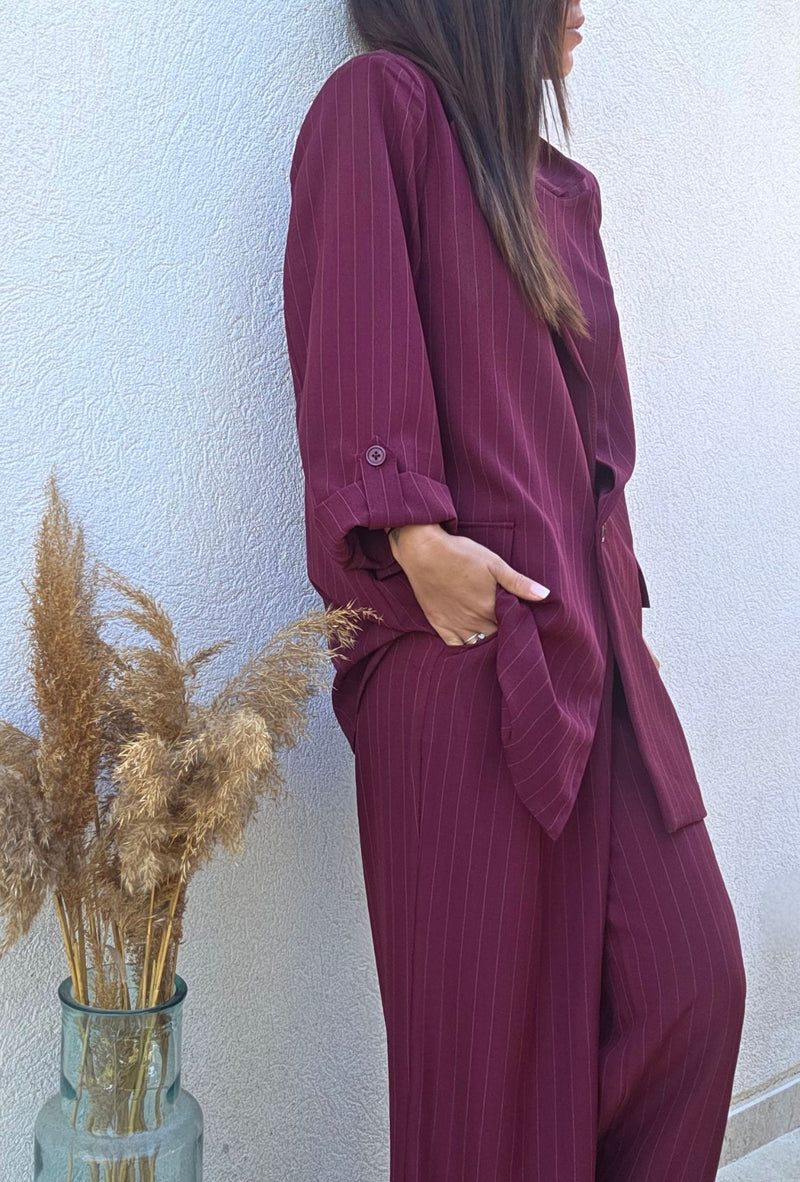Ensemble BILLIE bordeaux
