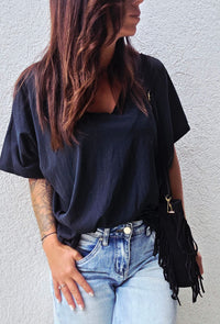T-shirt oversize INGRID Noir