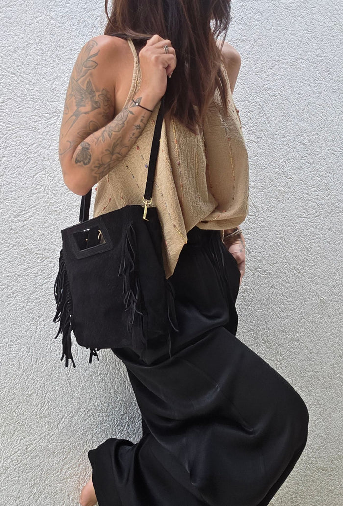 Pantalon fluide satiné MAYLIS