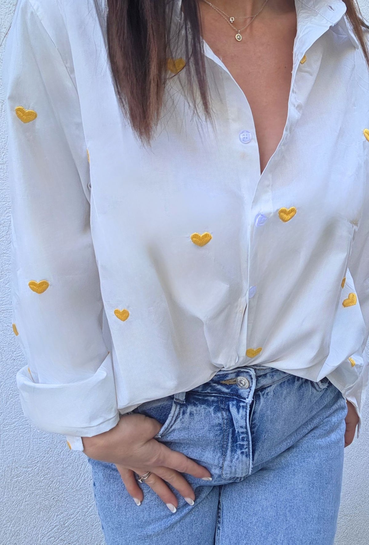 Chemise LOVE yellow