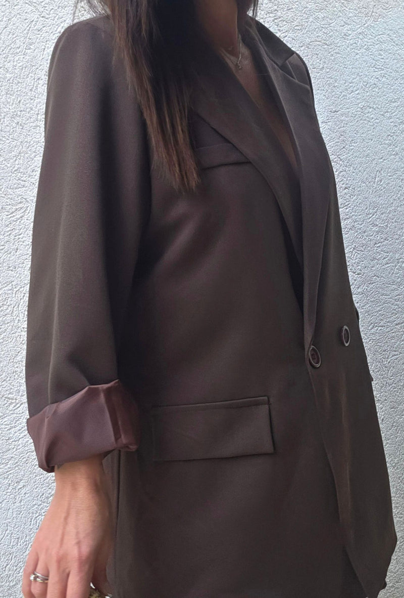Veste blazer LULU Marron