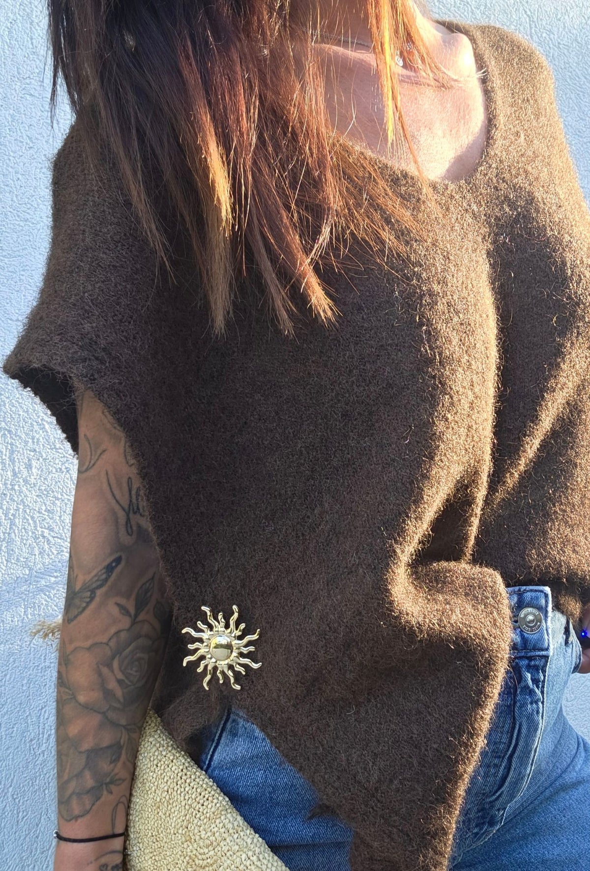 Gilet GOLDY – marron