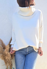 Pull COLETTE blanc crème