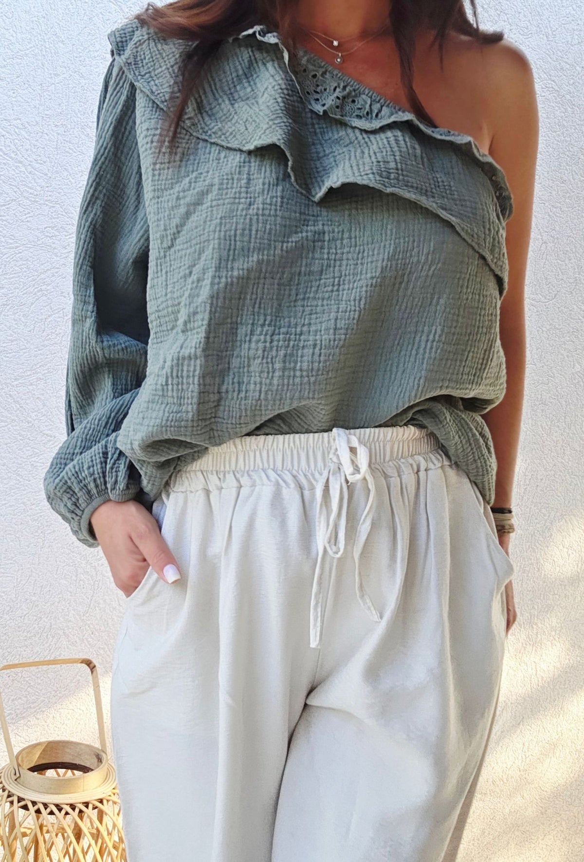 Pantalon fluide NOE sable