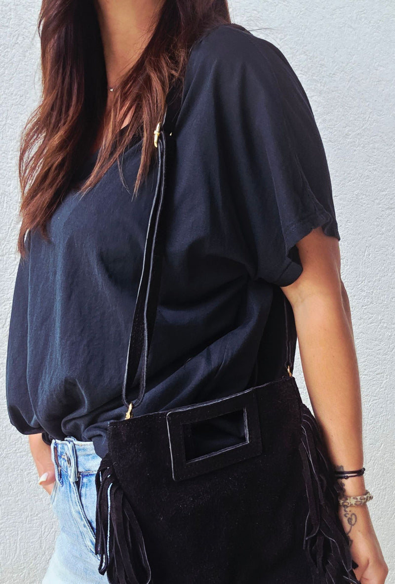 T-shirt oversize INGRID Noir