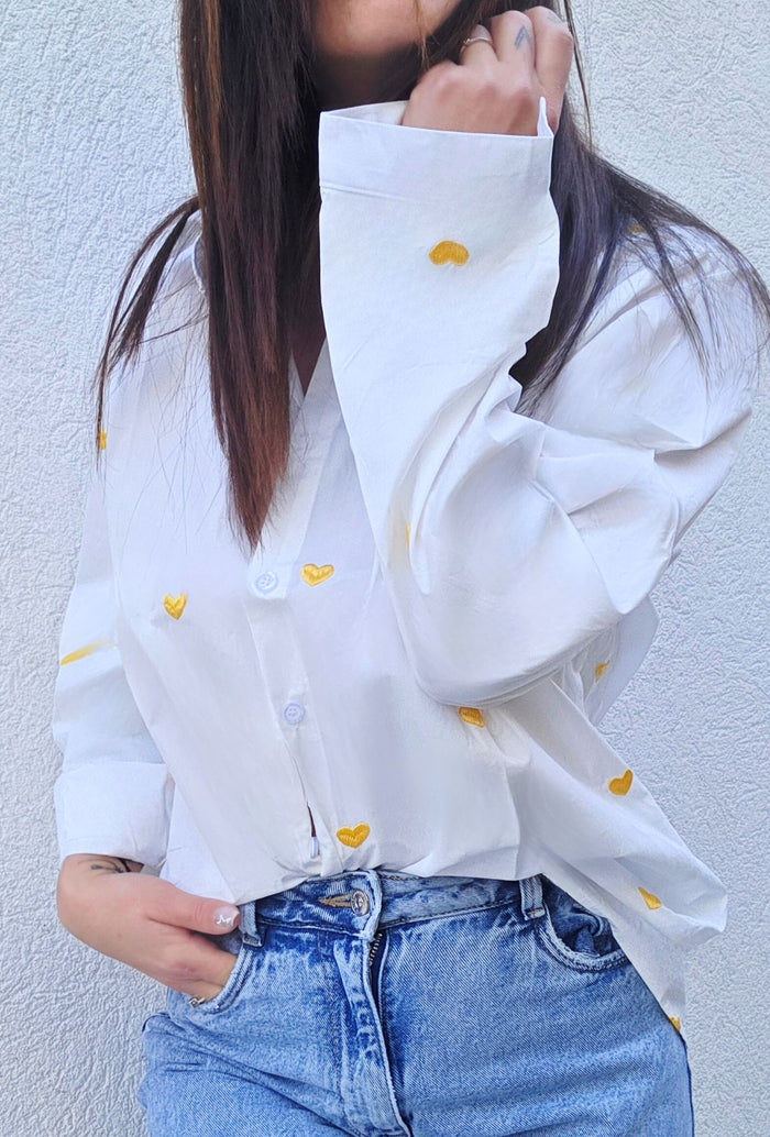 Chemise LOVE yellow