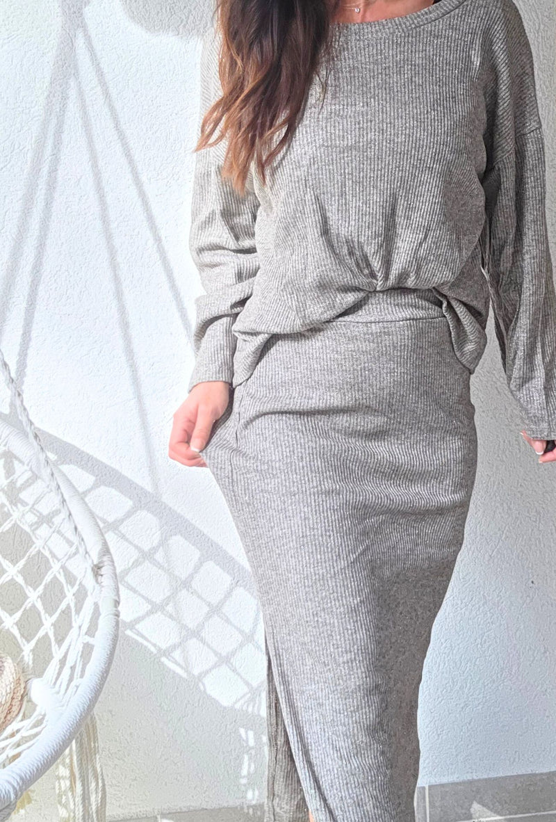 Ensemble KARINE taupe