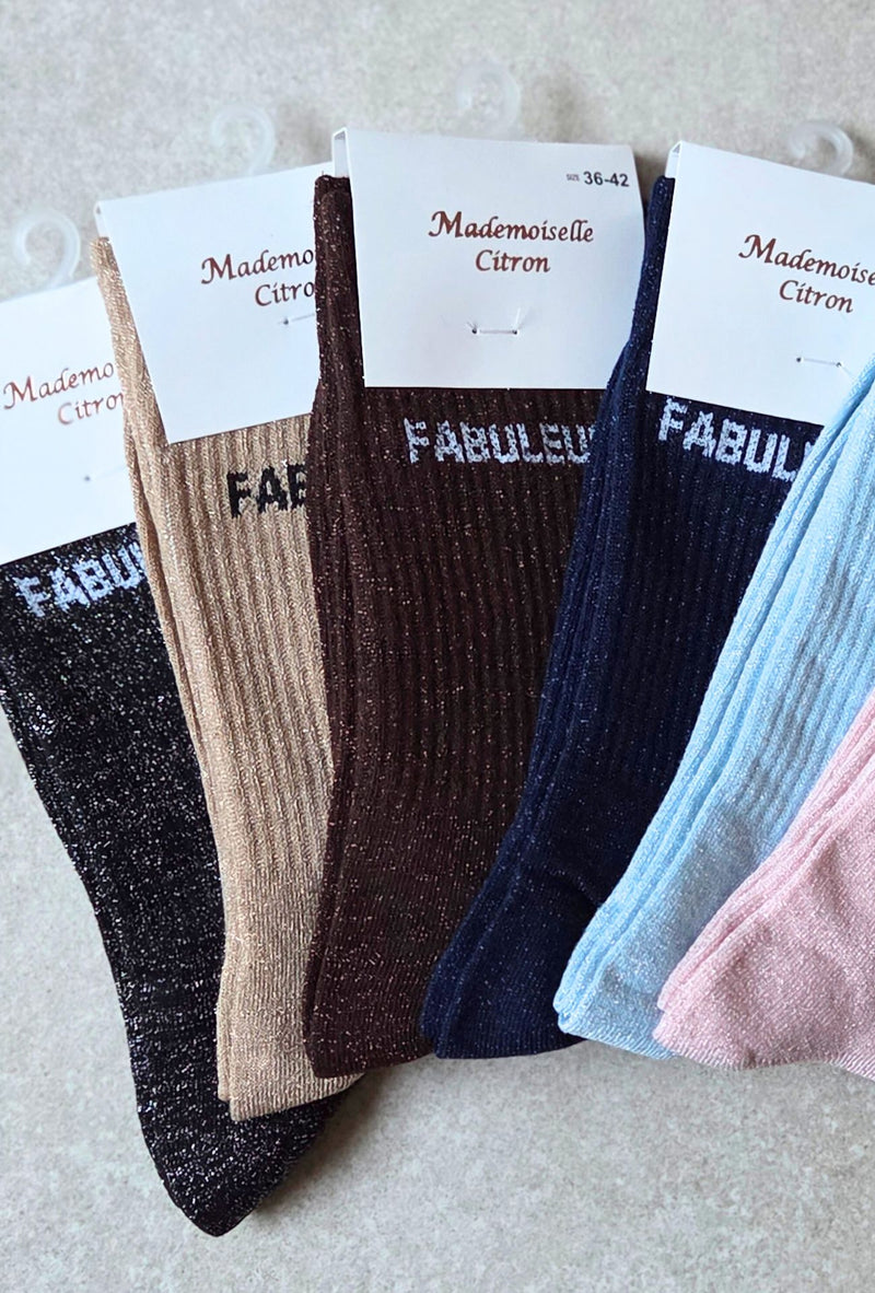 Chaussettes à paillettes FABULEUSE