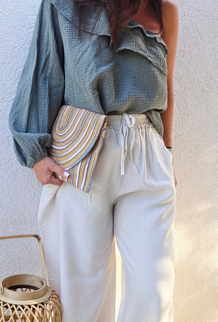 Pantalon fluide NOE sable
