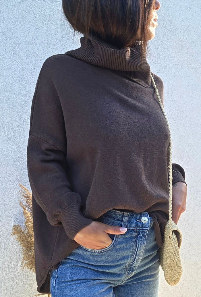 Pull COLETTE marron