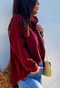 Pull COLETTE bordeaux