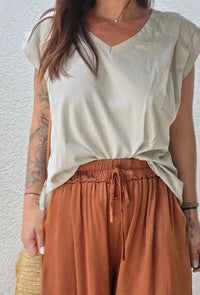 Pantalon MAYLIS Terracotta