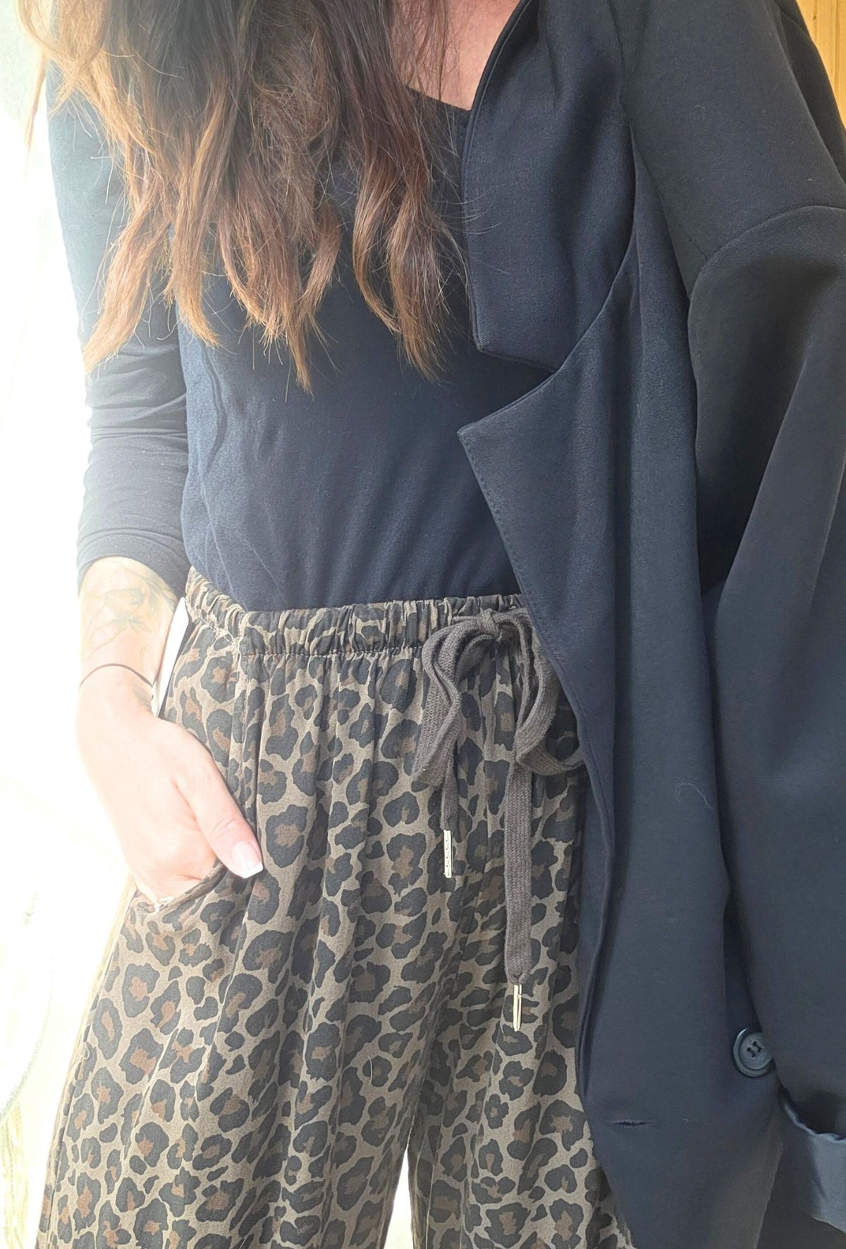 Pantalon LEO léopard