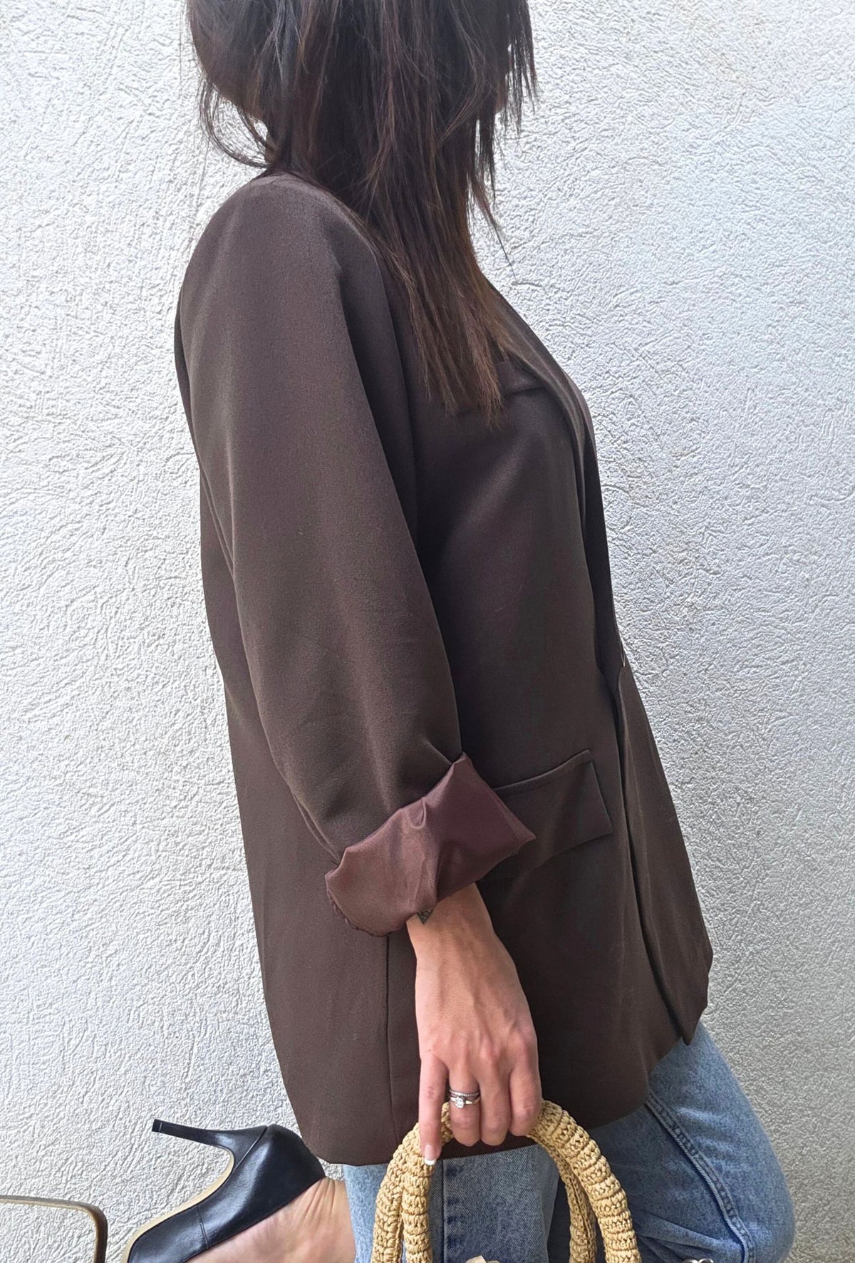Veste blazer LULU Marron