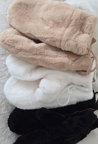 Moufles ANGELINA blanches