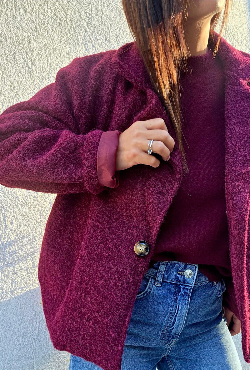 Veste PALOMA bordeaux