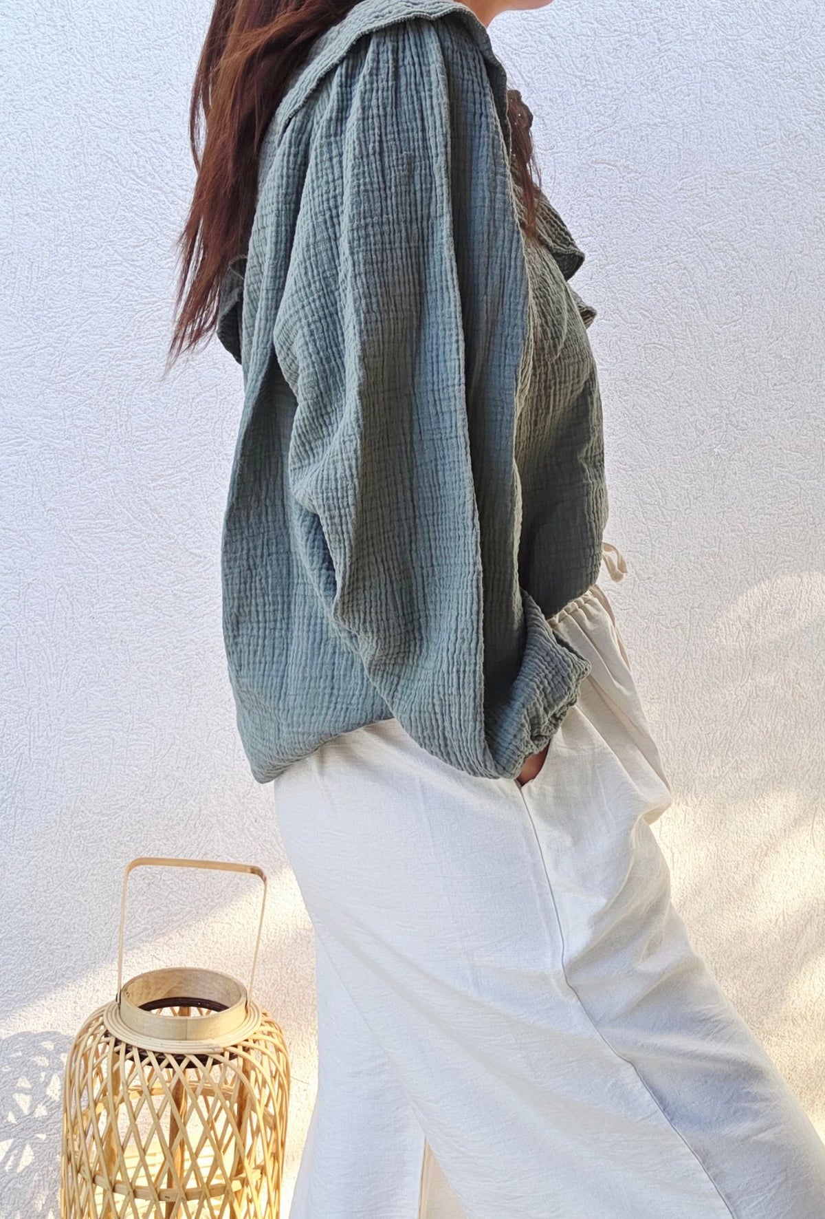Pantalon fluide NOE sable