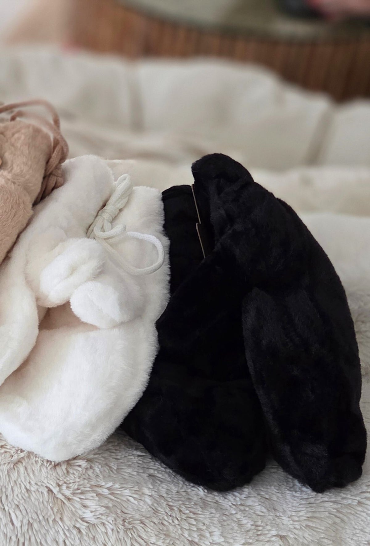 Moufles ANGELINA blanches