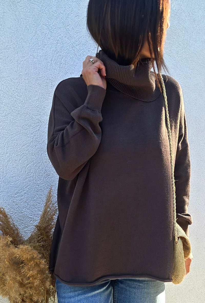 Pull COLETTE marron