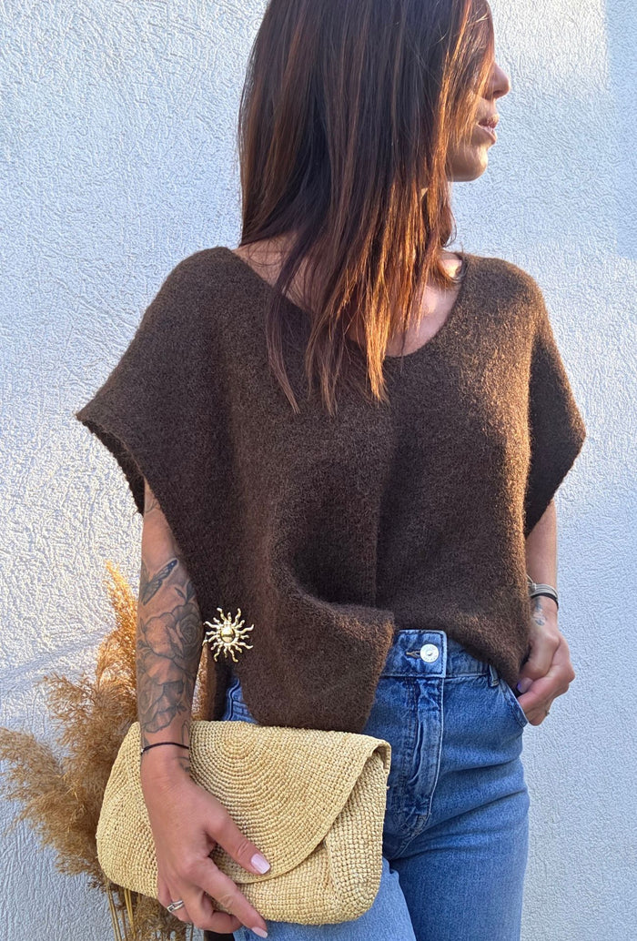 Gilet GOLDY – marron