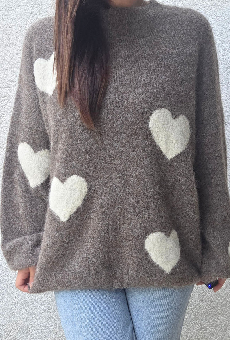Pull LOVE Taupe