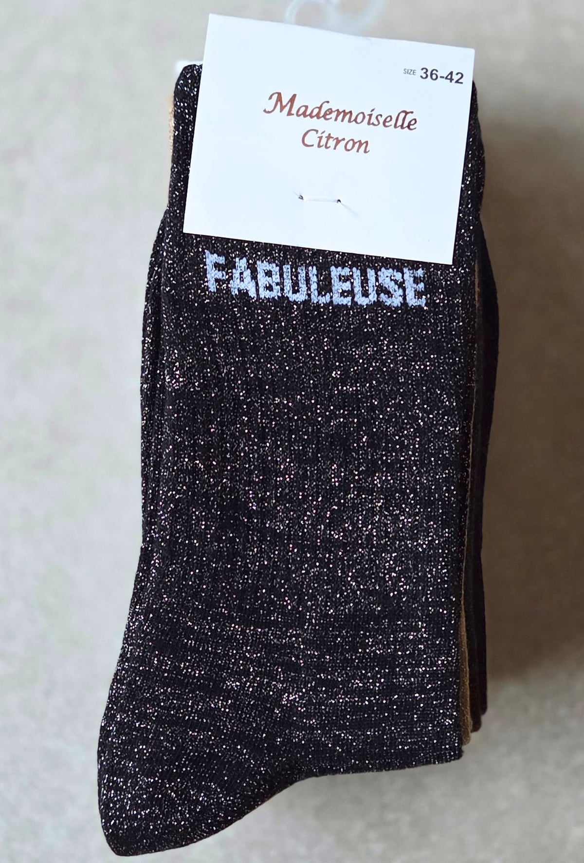 Chaussettes à paillettes FABULEUSE